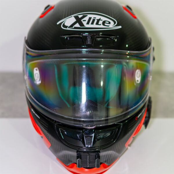 X-Lite 803RS Helmet Chin Action Cam Mount Front