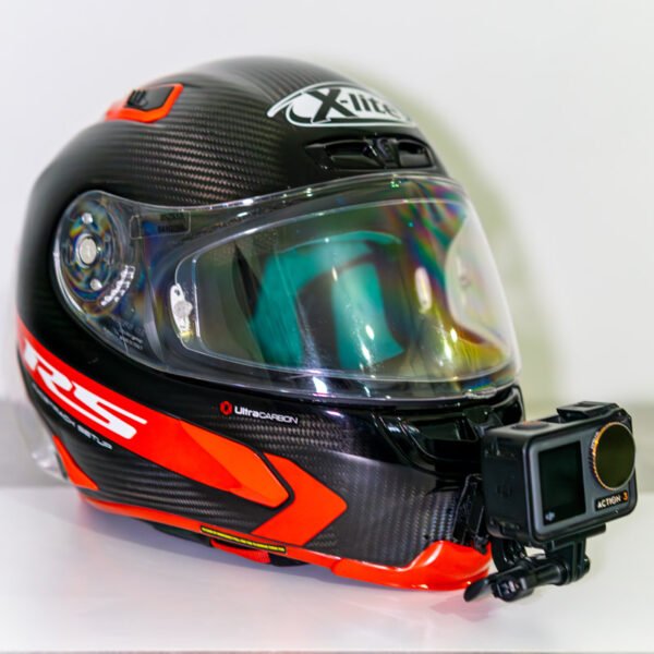 X-Lite 803RS Helmet Chin Action Cam Mount Side with GoPro/DJI/Insta360